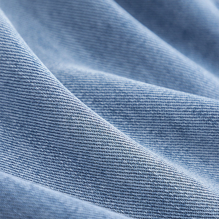 DenimVibe™ – Lapel Denim Patchwork Design Jacket